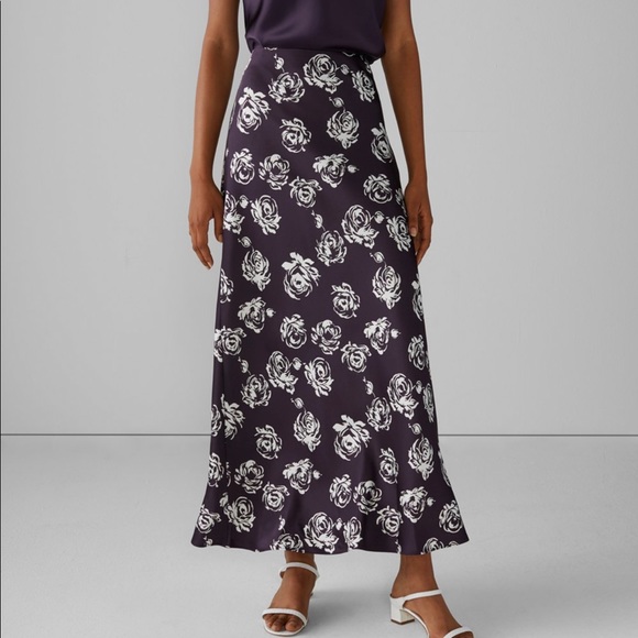 NWT CLUB MONACO WOMEN'S PRINTED SLIP SKIRT - Picture 2 of 6